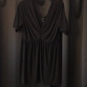 Torrid black 3/4 sleeve top